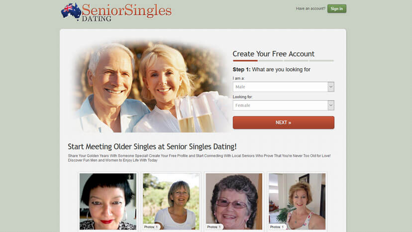 dating site elderly