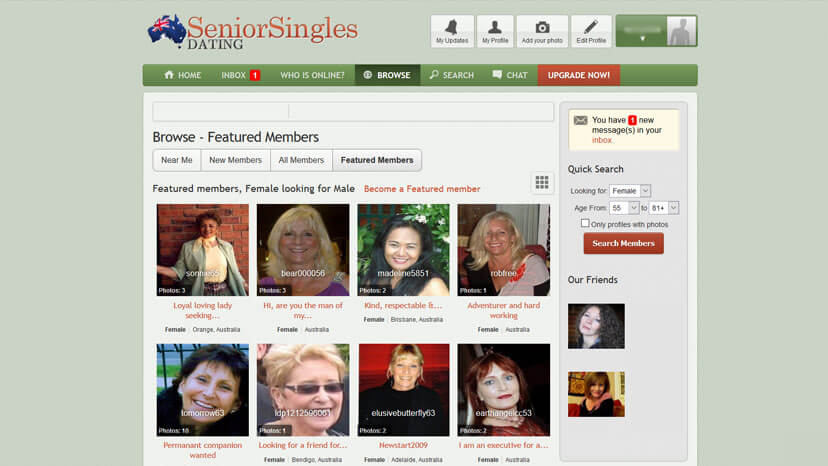 Senior Singles Dating